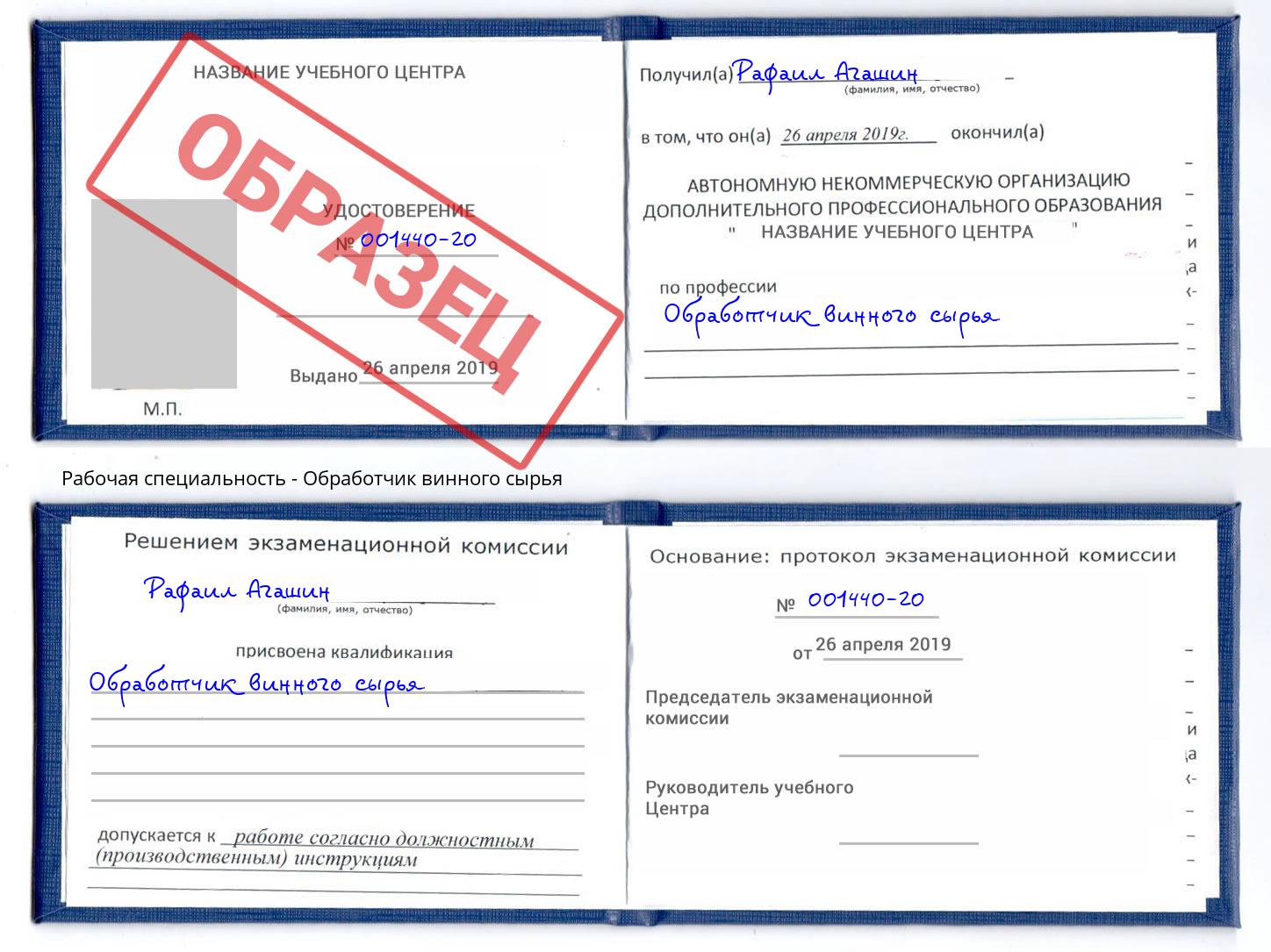 Обработчик винного сырья Партизанск